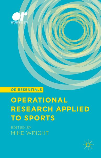 Produktbild: Operational Research Applied to Sports
