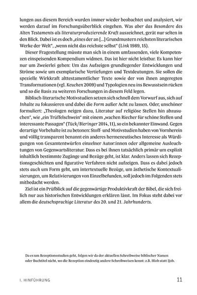 Produktbild: Altes Testament und moderne Literatur
