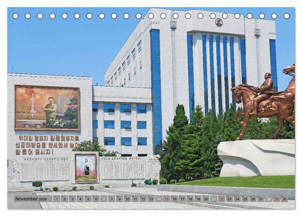 Produktbild: PJ&Ouml;NGJANG Streifzug durch eine leere Stadt (Tischkalender 2026 DIN A5 quer), CALVENDO Monatskalender