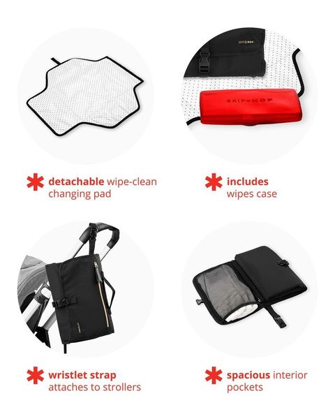 Produktbild: Envi Luxe Eco-Wickeltasche &ndash; Schwarz