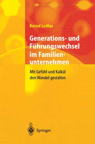 Produktbild: Generations- und F&uuml;hrungswechsel im Familienunternehmen