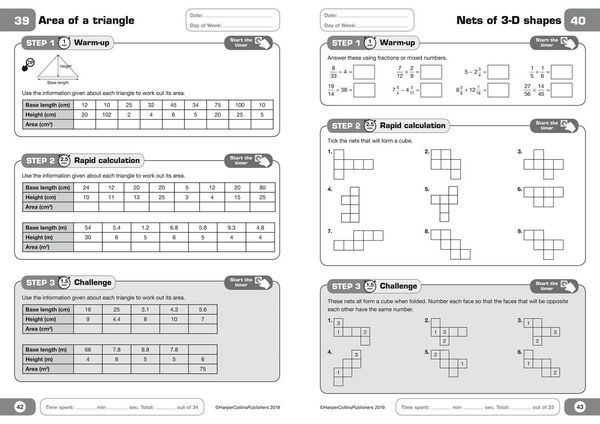 Produktbild: Letts 5-Minute Maths Mastery Age 10-11