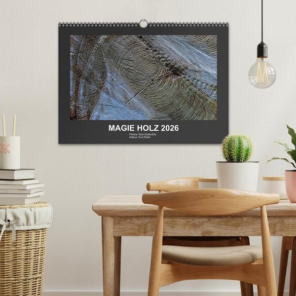 Produktbild: MAGIE HOLZ 2026 (Wandkalender 2026 DIN A3 quer), CALVENDO Monatskalender