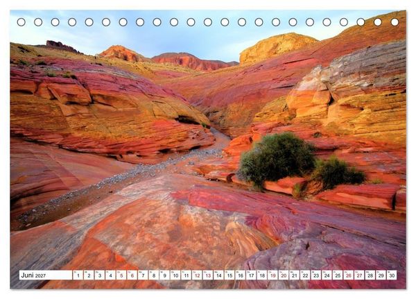 Produktbild: Naturwunder und Nationalparks der amerikanischen Westk&uuml;ste (Tischkalender 2027 DIN A5 quer), CALVENDO Monatskalender
