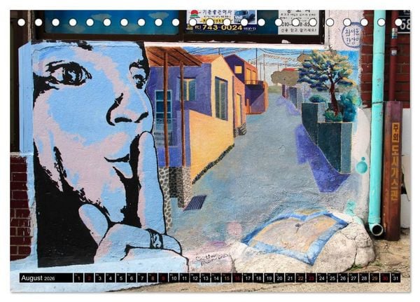 Produktbild: Street Art Seoul (Tischkalender 2026 DIN A5 quer), CALVENDO Monatskalender