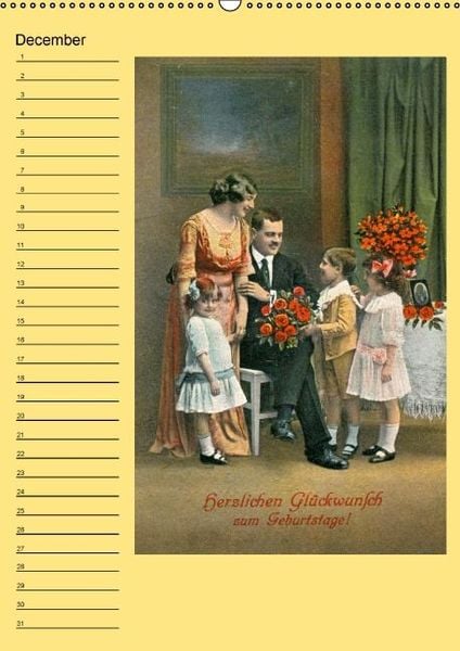 Produktbild: Nostalgic greetings (Wall Calendar perpetual DIN A2 Portrait)