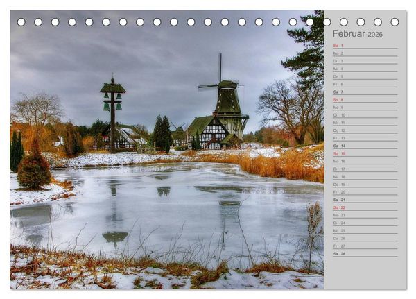 Produktbild: Zwischen Harz und Heide (Tischkalender 2026 DIN A5 quer), CALVENDO Monatskalender