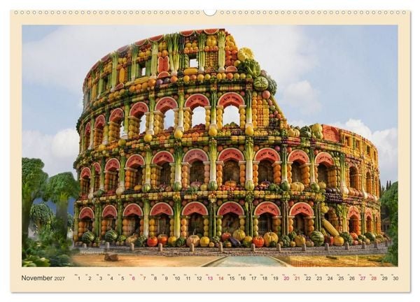 Produktbild: Historische Reiseziele f&uuml;r Vegetarier (Wandkalender 2027 DIN A2 quer), CALVENDO Monatskalender