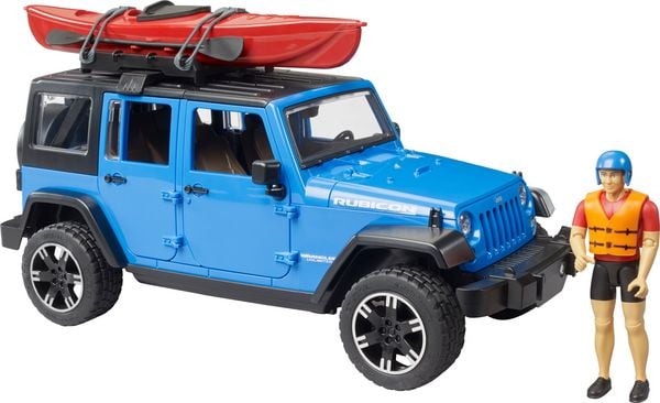 Produktbild: bruder 02529 Jeep Wrangler Rubicon Unlimited mit Kajak und Figur