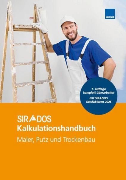 Produktbild: SIRADOS Kalkulationshandbuch Maler, Putz und Trockenbau