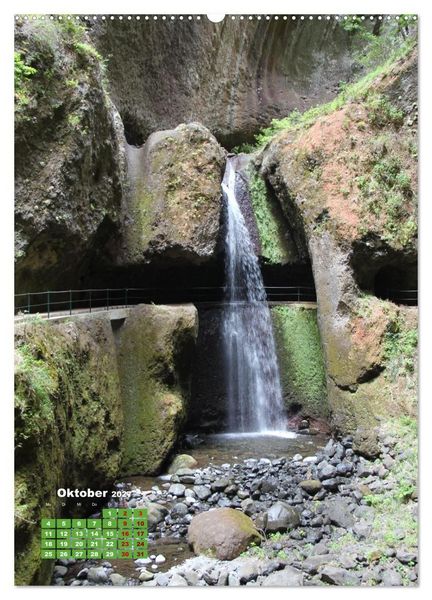 Produktbild: Levadas auf Madeira. Wildromantische Wanderwege (hochwertiger Premium Wandkalender 2027 DIN A2 hoch), Kunstdruck in Hochglanz
