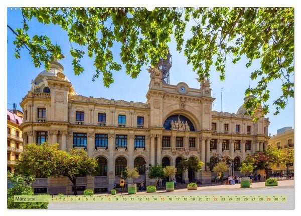 Produktbild: Zauberhaftes Valencia (hochwertiger Premium Wandkalender 2026 DIN A2 quer), Kunstdruck in Hochglanz