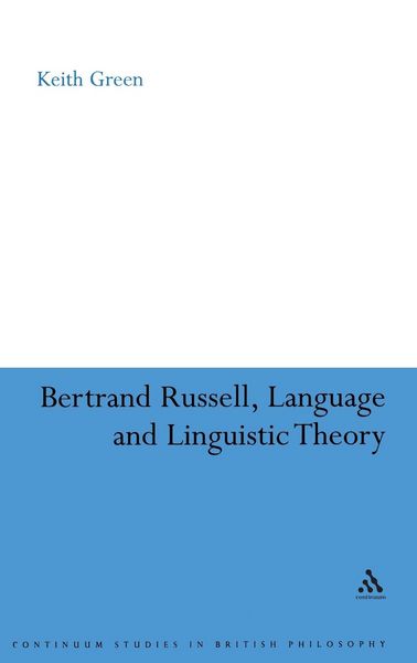 Produktbild: Bertrand Russell, Language and Linguistic Theory