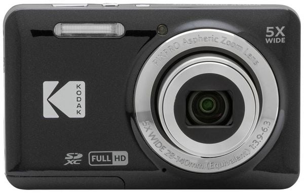 Produktbild: Kodak Pixpro FZ55 Friendly Zoom Digitalkamera 16 Megapixel Opt. Zoom: 5 x Schwarz Full HD Video, HDR-Video, Integrierter Akku
