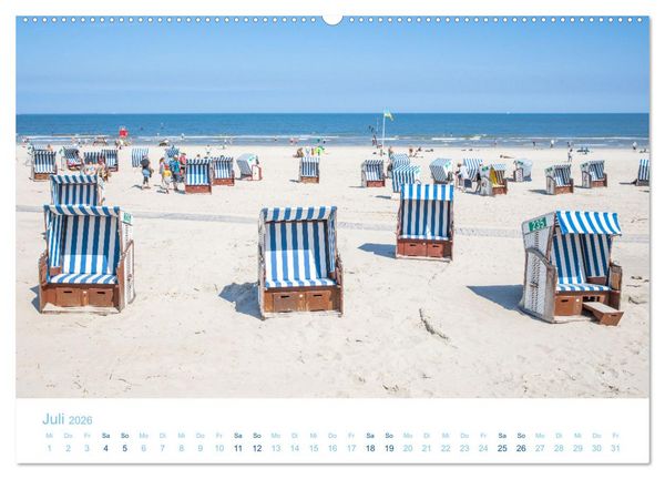 Produktbild: Sommer auf Norderney (Wandkalender 2026 DIN A2 quer), CALVENDO Monatskalender