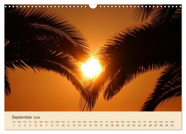Produktbild: World sunsets (Wall Calendar 2026 DIN A3 landscape), CALVENDO 12 Month Wall Calendar
