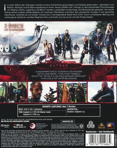 Produktbild: Vikings - Season 3 [Blu-ray]