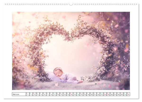 Produktbild: Babyzauber (Wandkalender 2026 DIN A2 quer), CALVENDO Monatskalender
