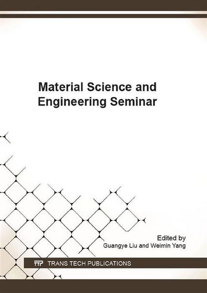 Produktbild: Material Science and Engineering Seminar
