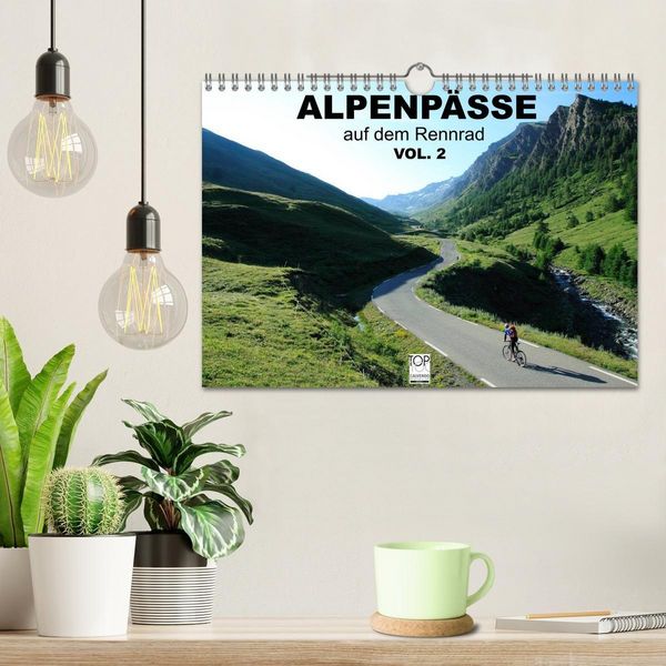 Produktbild: Alpenp&auml;sse auf dem Rennrad Vol. 2 (Wandkalender 2027 DIN A4 quer), CALVENDO Monatskalender