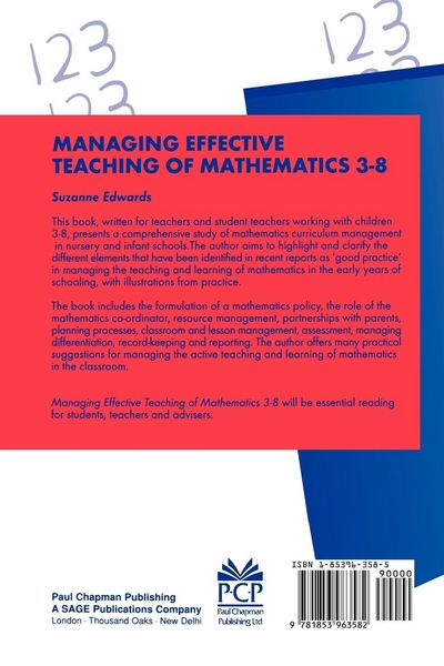 Produktbild: Managing Effective Teaching of Mathematics 3-8