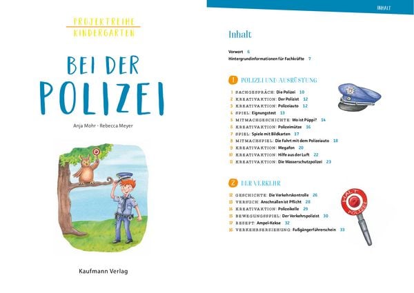 Produktbild: Projektreihe Kindergarten - Bei der Polizei