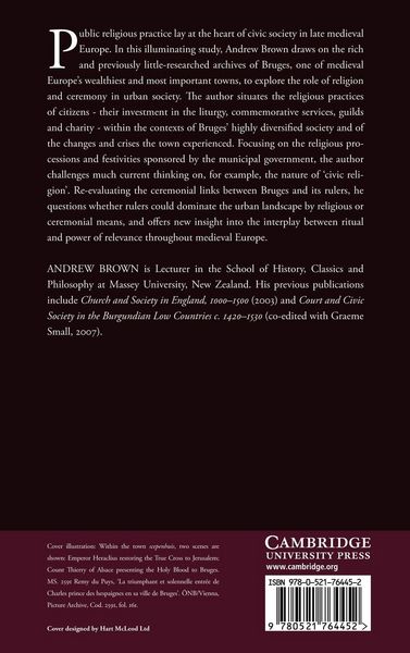 Produktbild: Civic Ceremony and Religion in Medieval Bruges c. 1300-1520