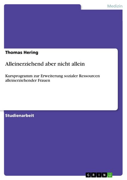 Produktbild: Alleinerziehend aber nicht allein