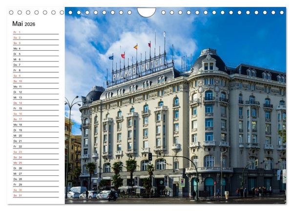 Produktbild: Metropole Madrid (Wandkalender 2026 DIN A4 quer), CALVENDO Monatskalender