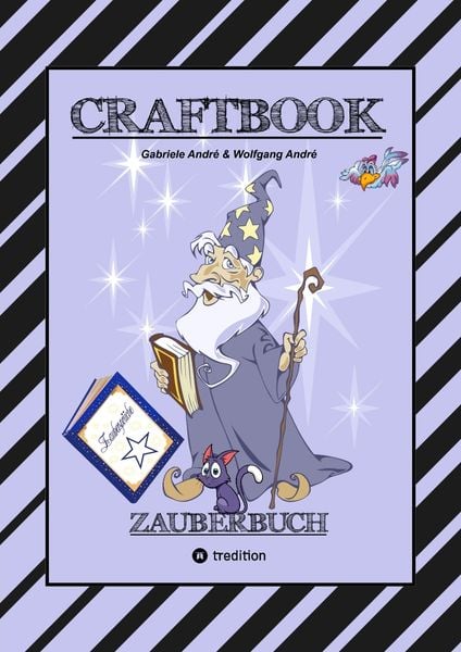 Produktbild: CRAFTBOOK - 100 SEITEN MAGIE - ZAUBERW&Ouml;RTER - ZAUBERSCHRIFT - ZAUBERW&Uuml;RFELSPIEL - MAGIER - ZAUBERSPRUCH - R&Auml;TSEL