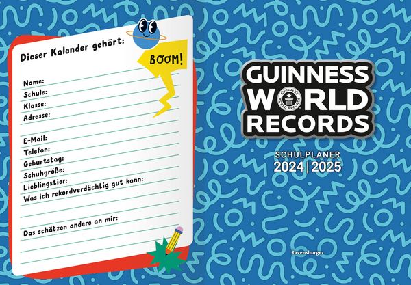 Produktbild: Guinness World Records - Schulplaner 2024/2025