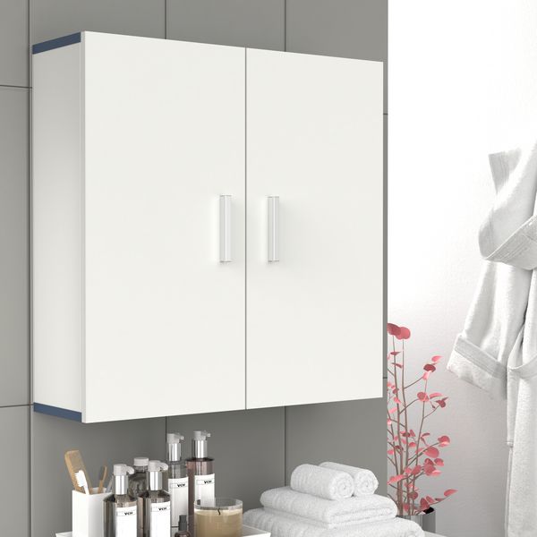 Produktbild: Wandregal Badregal Badm&ouml;bel Wandschrank Landos