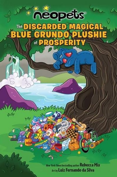Produktbild: Neopets: The Discarded Magical Blue Grundo Plushie of Prosperity