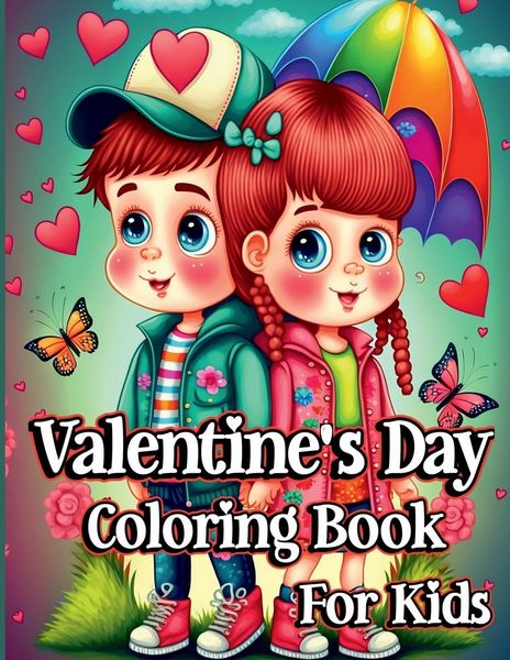 Produktbild: Valentine's Day Coloring Book For Kids