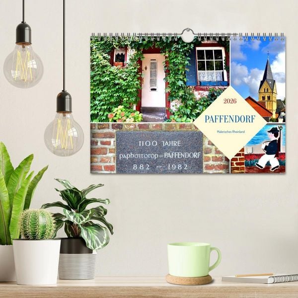 Produktbild: PAFFENDORF - Malerisches Rheinland (Wandkalender 2026 DIN A4 quer), CALVENDO Monatskalender