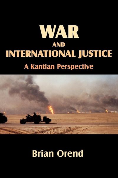 Produktbild: Orend, B: War and International Justice