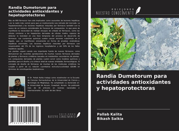 Produktbild: Randia Dumetorum para actividades antioxidantes y hepatoprotectoras