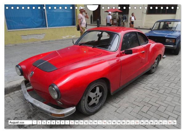 Produktbild: KARMANN GHIA - Auto-Legenden (Wandkalender 2026 DIN A4 quer), CALVENDO Monatskalender