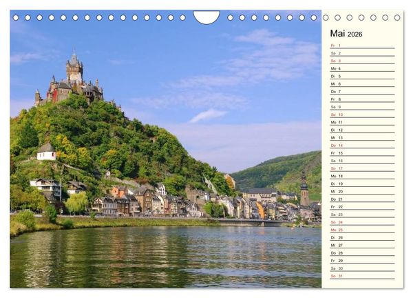 Produktbild: Entlang der Mosel (Wandkalender 2026 DIN A4 quer), CALVENDO Monatskalender