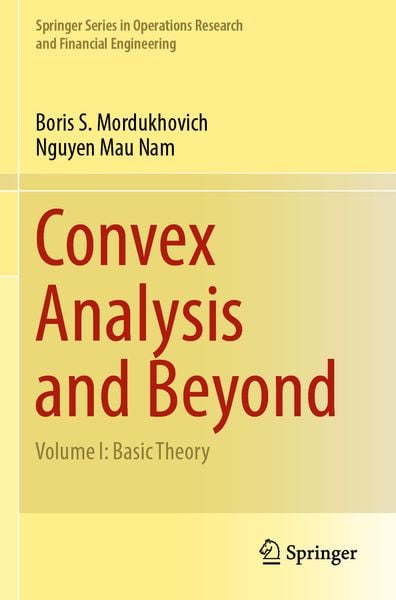 Produktbild: Convex Analysis and Beyond