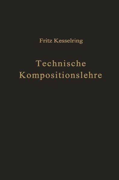 Produktbild: Technische Kompositionslehre