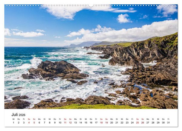 Produktbild: Irland, Land des Lichts (Wandkalender 2026 DIN A2 quer), CALVENDO Monatskalender