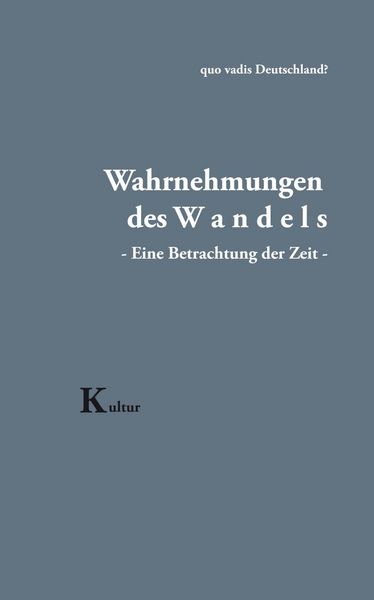Produktbild: Wahrnehmungen des Wandels