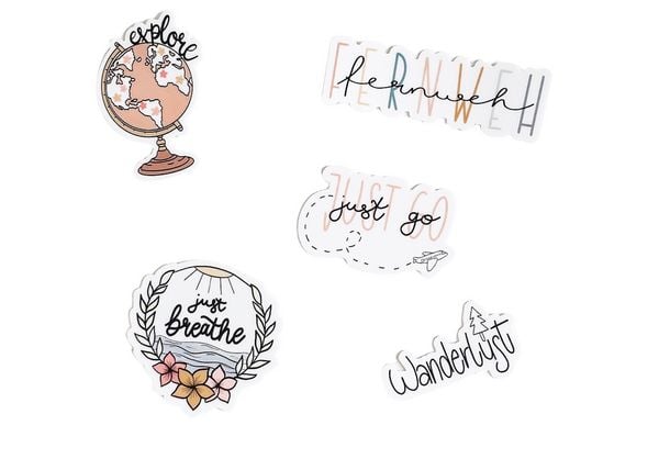 Produktbild: Teachly Sticker-Bundle, Reisen, 5er Set