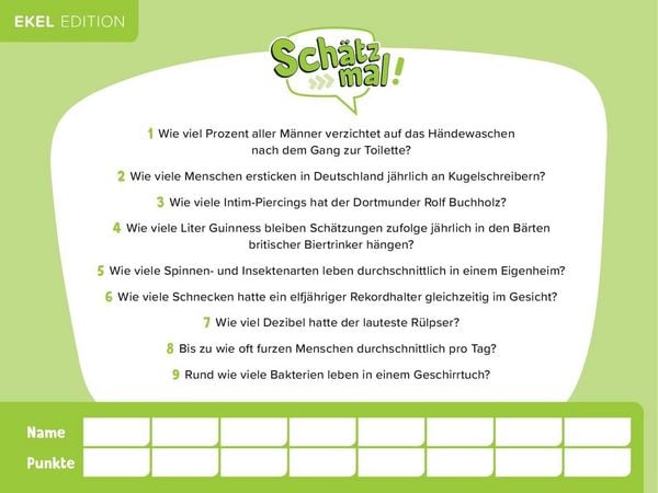 Produktbild: Sch&auml;tz mal! Ekel Edition