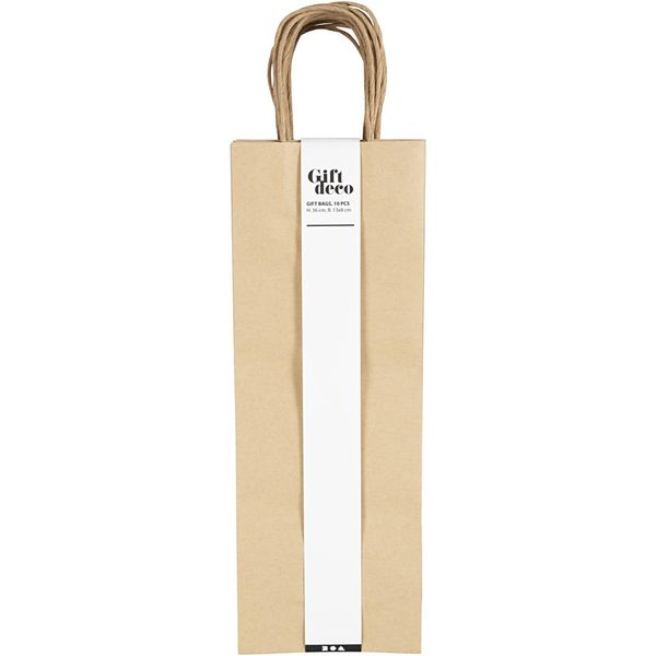 Produktbild: Creativ Company Papiert&uuml;ten, H 36 cm, B 13x8 cm, 125 g, Braun, 10 Stk