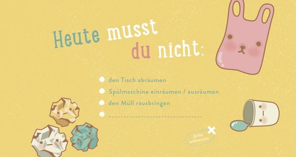 Produktbild: Schulkind! 12 Gutscheine zur Einschulung