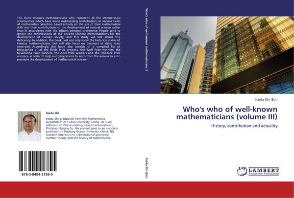 Produktbild: Who's who of well-known mathematicians (volume III)
