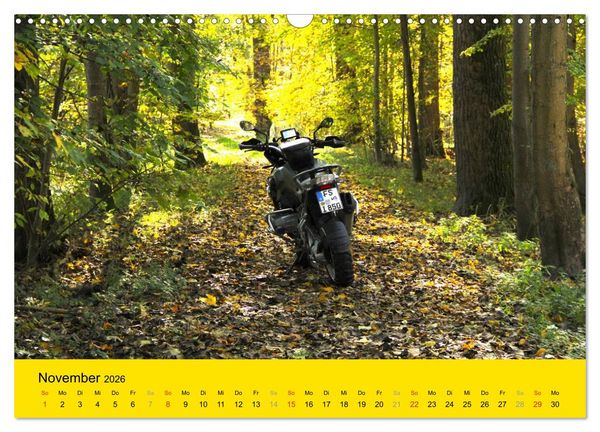 Produktbild: Freude an - Spa&szlig; mit der BMW GS (Wandkalender 2026 DIN A3 quer), CALVENDO Monatskalender