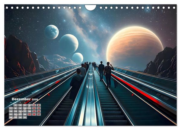 Produktbild: Sterne und Planeten im Blick (Wandkalender 2026 DIN A4 quer), CALVENDO Monatskalender
